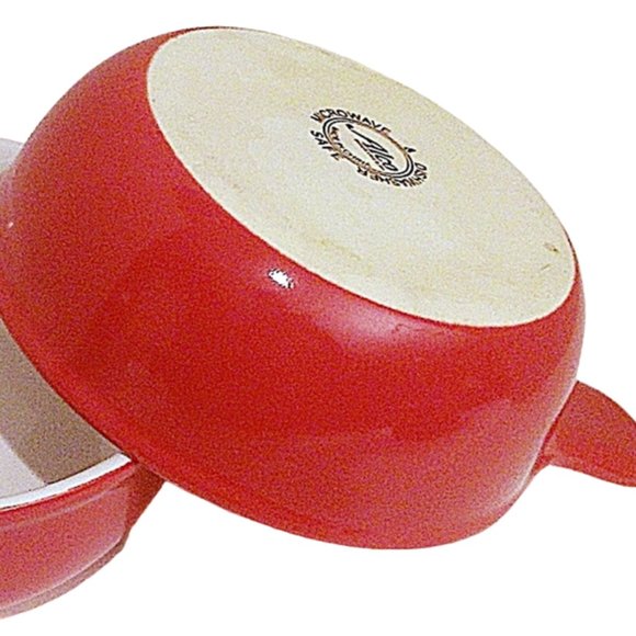 Red Cookware, 3pc Bakeware Set, Baking Pot, Cooking Pot, Small Baking Dish - Picture 12 of 13